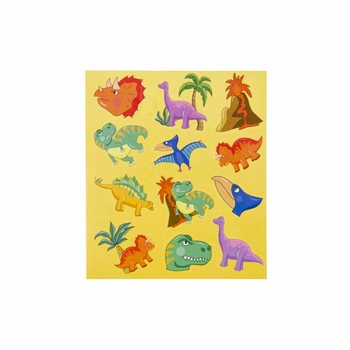 FUN STICKERS &ndash; MODELL: DINOSAURIE (120 st)
