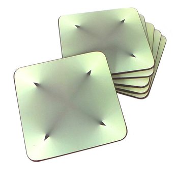 Joseph Joseph Cross 3D Glasunderlägg / Bordsunderlägg - 6-pack (1 set)