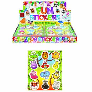 FUN STICKERS – MODELL: DJUNGELDJUR (120 st.)