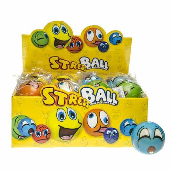SMILEY STRESSBOLLAR I DISPLAY (24 st.)