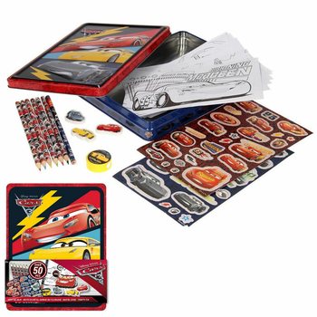 DISNEY CARS 3D Pysselset i Plåtask (12-pack)