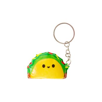 SQUISHY FASTFOOD NYCKELRINGAR I DISPLAY (24 st)