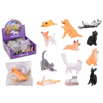 ANIMAL WORLD - HUSDJURSFIGURER I DISPLAY (36 st.)