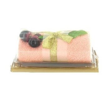 HANDDUK FORMAD SOM EN KAKA (2-pack)