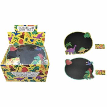 Dinosaurie Griffeltavla med Krita i Display (24 st)