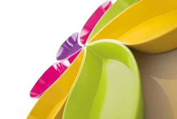 Zak! Designs Flora Blad Snackset, 7 delar (1 set)