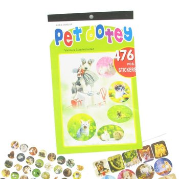 STICKERBOK MODELL - DJUR (12 st.)
