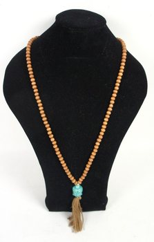 Halsband brunt Buddha (1 st)