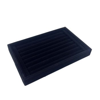 DISPLAYBOX F&Ouml;R RINGAR SAMMET 22,5x14,5cm (1 st)