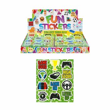Roliga Klistermärken - Modell: Gamer (120-pack)
