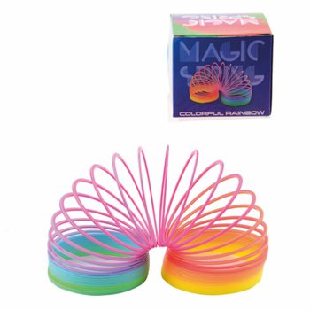 RAINBOW MAGIX TRAPPFJ&Auml;DER / SPIRAL I ASK &Oslash;7,5 CM (12-pack)