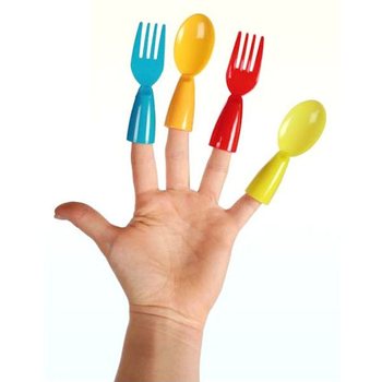 4-DELADE FINGERBESTICK P&Aring; KARTA (24 st)