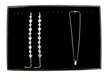 Displaybox f&ouml;r Armband/Halsband Svart Sammet (1 st)