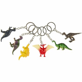 Dinosaurie Nyckelringar Mix (48 st.)