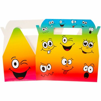 Menybox Smiley f&ouml;r Barn - 22,5 x 12 x 9,5 cm (24 st)