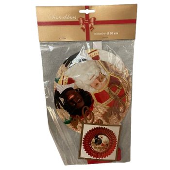 SINTERKLAAS DEKORATIONSF&Auml;KTA &Oslash;50 CM - VIKBAR (6 st)
