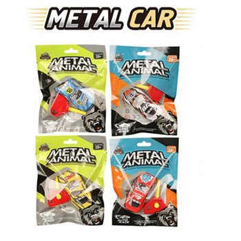 METALLBIL MED UTFYRNINGSNYCKEL - I PRESENTP&Aring;SE - MIXADE F&Auml;RGER (24 st)