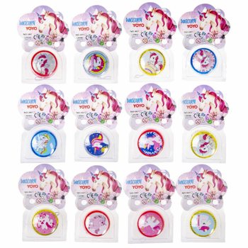 Unicorn Jo-Jo p&aring; Kort (12 styck)