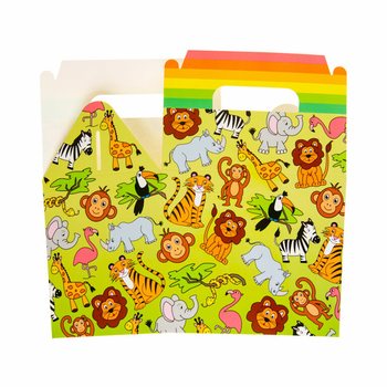 Menubox / Presentask Djungeldjur (12-pack)