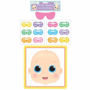 BABY SHOWER SPEL - STICK THE DUMMY (12-pack)