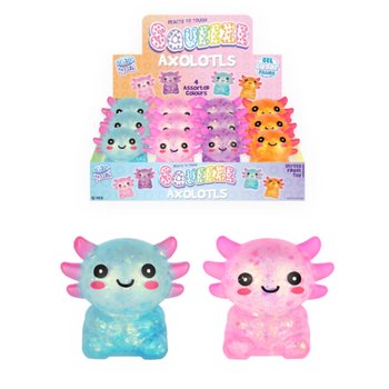 Squeeze Axolotl - med Gel Sugar-Fyllning - i Display (12 st)