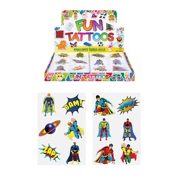 Roliga Gnuggisar / Tatueringar – Modell: Superhjältar (96 st.)