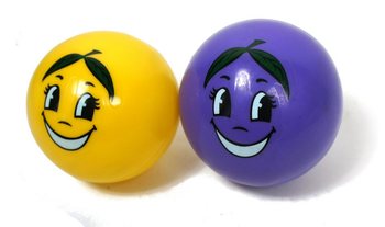2 roliga bollar i nät (12 st.)
