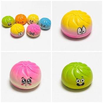 RAGE - Squishy Dumplings STOR (9 x 9 x 4 cm) - Viral 2026 Fidget Toy - MED HEADERKORT (24 st)