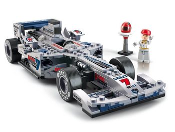 Sluban F1 Racerbil Silver M38-B0352 (1 st)