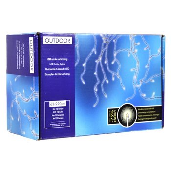 UTOMHUS JULBELYSNING - LJUSSLINGA MED 150 LED-LAMPOR 2,9 METER