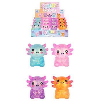 Squeeze Axolotl - med Gel Sugar-Fyllning - i Display (12 st)