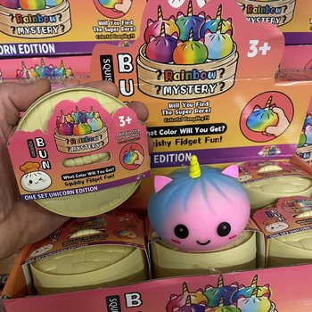 RAGE - Squishy Bun Dumplings STORA - UNICORN EDITION (8,5 x 8,5 x 7,5 cm) (12 st.)