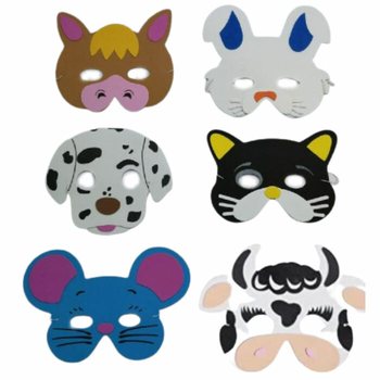 Skummasker Bondgårdsdjur (24-pack)