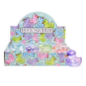 SQUEEZE DUCK ANKA - MIXADE F&Auml;RGER - I DISPLAY (12 st)