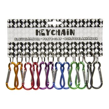KARBINHAKE NYCKELRINGAR (48-pack)