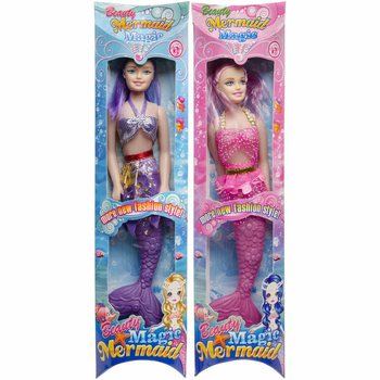Magisk Sj&ouml;jungfru Mermaid Docka i Display (12 st)