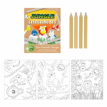 MILJÖVÄNLIG – Djungeldjur Ritset (25-pack)