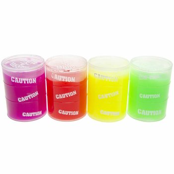 Transparent F\u00e4rgad Slime Display (12 styck)