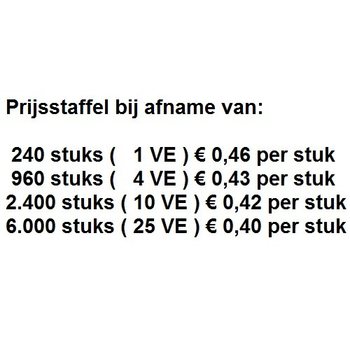 ASSORTERAT PAKET LYSANDE TOMTELUVOR (240 st.)