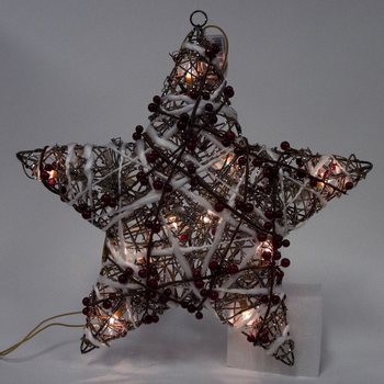 STOR LYSANDE JULSTJ&Auml;RNA DEKORATION 45 CM (2-pack)