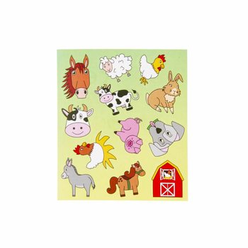 FUN STICKERS &ndash; MODELL: BONDG&Aring;RDSDJUR (120 st)