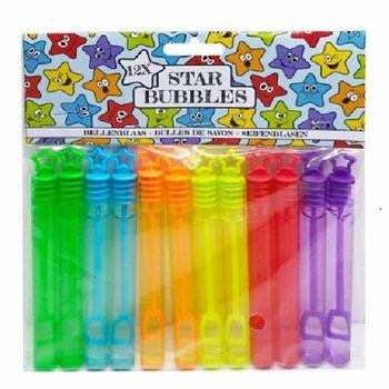 F&auml;rgglada S&aring;pbubblor Stj&auml;rnor (12-pack)
