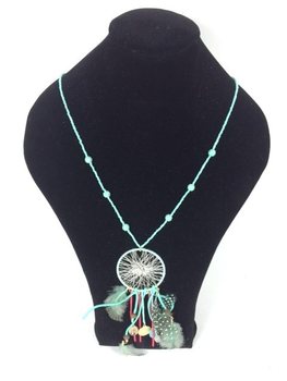 Ibiza Style-halsband Drömfångare Mintgrön (1 st)