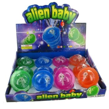 UFO-slem med alien (12 st.)