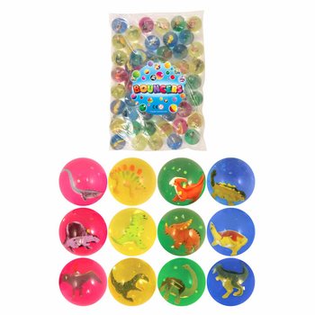 3D Dinosaurie Studsbollar Ø4,3cm (50 st.)