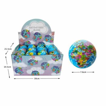 Stressbollar Jordglob Display (24 st)