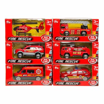 MIX AV BRANDBILAR I METALL I DISPLAY (36 st.)