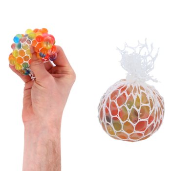SQUEEZY BEADZ KL&Auml;MBOLLAR MED N&Auml;T I DISPLAY (36 st)