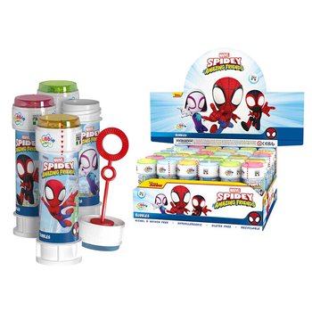 Spidey Spiderman Amazing Friends S&aring;pbubblor - 60ml - Display (36 st)
