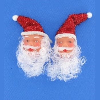 Sm&aring; jultomtehuvuden, 2-pack (12 set)
